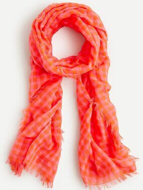 J.Crew Scarf Lightweight Cotton NEW 🧡